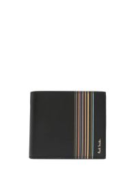 Paul smith portemonnee met logoplakkaat - zwart