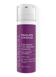 Paula's choice clinical 0,3% retinol + 2% bakuchiol treatment - dag- & nachtcrème