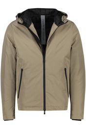 People of shibuya winterjas beige effen rits normale fit