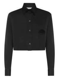 Philipp plein blouse met doodskop - zwart