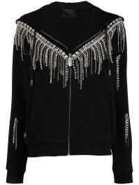 Philipp plein jack met capuchon - zwart