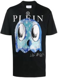 Philipp plein t-shirt met logoprint - zwart