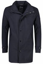 Pierre cardin jas gore-tex marine met afneembare capuchon