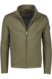 Pierre cardin tussenjas khaki effen rits normale fit