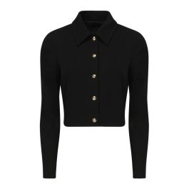 Pinko, dames, jassen, zwart, maat: 3xs viscose,