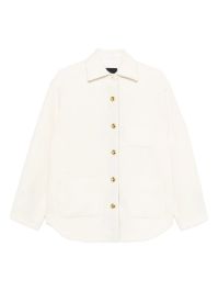 Pinko donsjack met textuur - wit