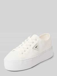 Plateausneakers met logo-applicatie, model 'joezi'