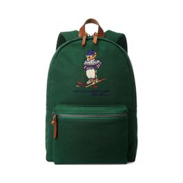 Polo bear canvas rugzak