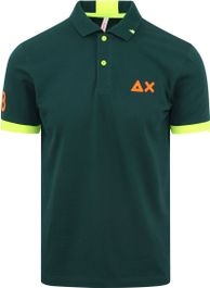 Polo shirt sun68 , groen , heren - Groen