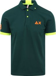 Polo shirt sun68 , groen , heren - Groen