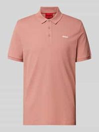 Polo met labelprint, model 'donos'