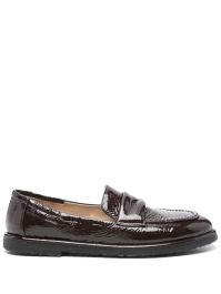 Rode Pomme d´or leren loafers - rood