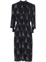 Prada blousejurk met print - zwart