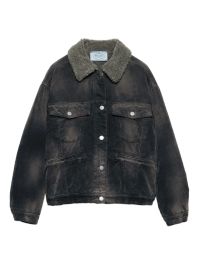 Prada denim jack - grijs
