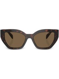 Prada eyewear zonnebril met cat-eye montuur - bruin