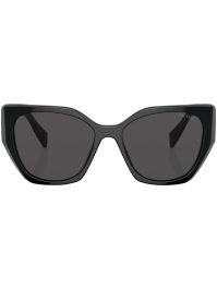 Prada eyewear zonnebril met cat-eye montuur - zwart