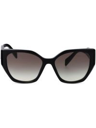 Prada eyewear zonnebril met vierkant montuur - zwart