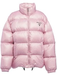 Prada jack met logoprint - roze