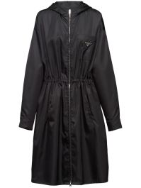 Prada jas met capuchon - zwart