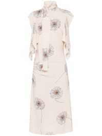 Prada jurk met print - beige