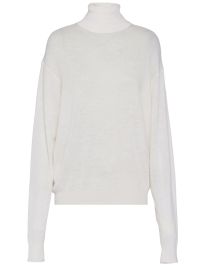 Prada kasjmier coltrui - wit