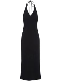 Prada midi-jurk met halternek - zwart