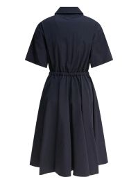 Prada midi-jurk met korte mouwen - blauw