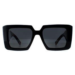 Prada pr23ys 1ab5s0 zwarte donkergrijze zonnebril
