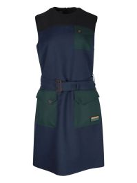 Prada pre-owned belted dress - blauw