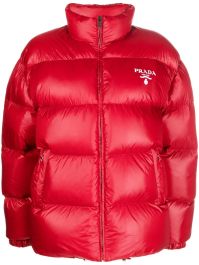 Prada re-nylon donsjack - rood