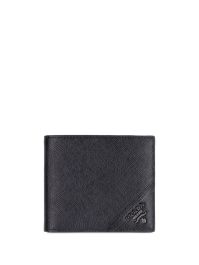 Prada saffiano portemonnee - zwart