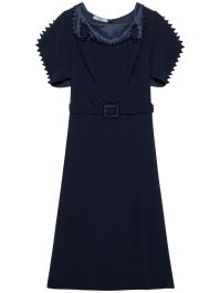 Prada satijnen jurk - blauw