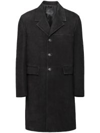 Prada suède jas - zwart