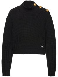 Prada wollen coltrui - zwart