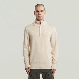 Polo Ralph Lauren COTTON QUARTER-ZIP MOCKNECK SWEATER - Trui - new olive/olijfgroen Polo Ralph Lauren COTTON QUARTER-ZIP MOCKNECK SWEATER - Trui - new olive/olijfgroen