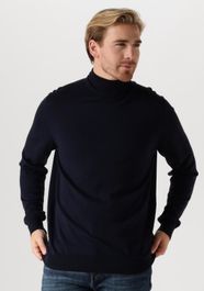 Profuomo coltrui heren pullover roll neck, maat: xl, kleur: donkerblauw