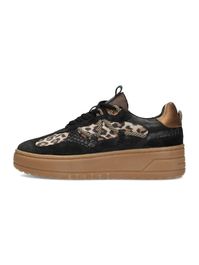 Ps poelman anemone leren sneakers zwart/panter