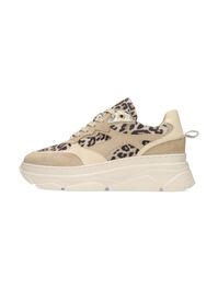 Ps poelman jana chunky suède sneakers beige/panter