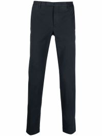 Blauwe Pt torino slim-fit chino - blauw