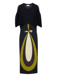 Pucci maxi-jurk met print - zwart