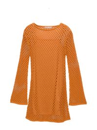 Pull&bear gebreide jurk oranje