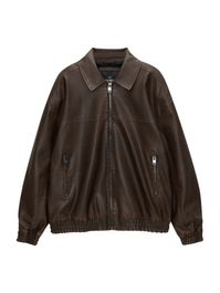 Pull&bear tussenjas donkerbruin