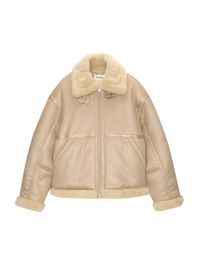 Pull&bear winterjas beige / crème