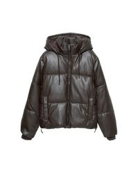 Pull&bear winterjas chocoladebruin