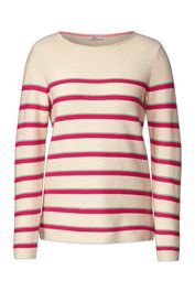 Pullover met gestreept dessin