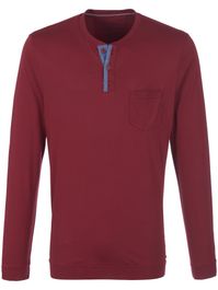 Pyjamashirt lange mouwen van jockey rood - Rood