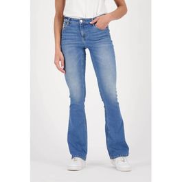 Raizzed regular waist flared jeans eclipse medium blue denim