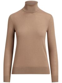Ralph lauren collection gebreide coltrui - beige