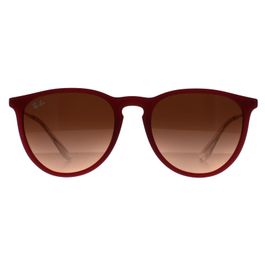 Ray-ban rb4171 erika 6815a5 gepolijst rubber violet roze gradiënt bruin zonnebril