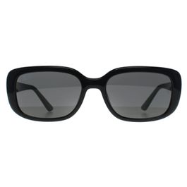 Ray-ban rb4421d bio based 667787 gepolijst zwart donkergrijs zonnebril
